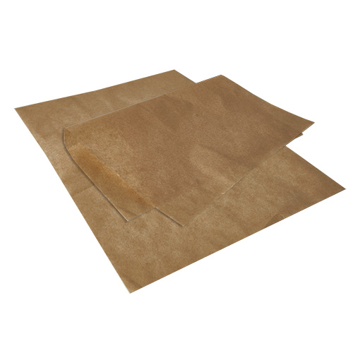 6 x Einschlagpapiere, Pergament-Ersatz 35 cm x 25 cm braun fettdicht