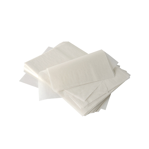 5 x 1000 Blatt Sahneabdeckpapier 32 cm x 22 cm weiss mit Palmwachsbeschichtung