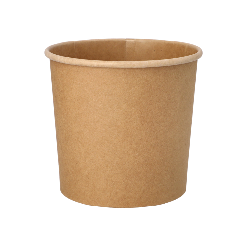 20 x 25 Suppenbecher, Pappe rund 760 ml Ø 11,5 cm · 11 cm braun