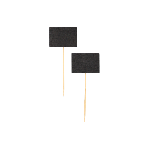 10 x 20 Fingerfood - Picker 8,5 cm "Blackboard"