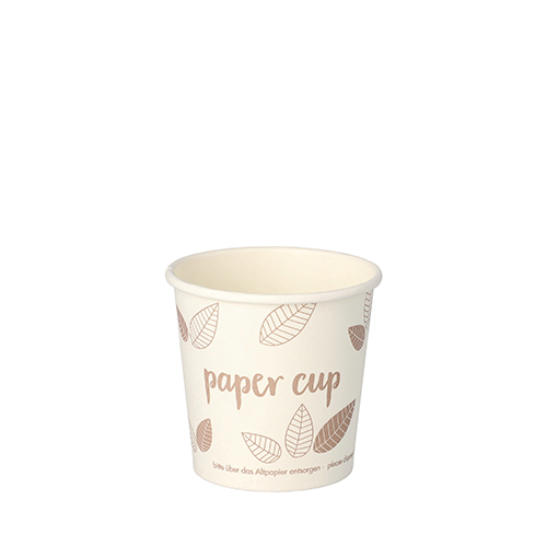25 x 80 Trinkbecher, Pappe "pure" 0,1 l Ø 6,3 cm · 6 cm "ZERO"