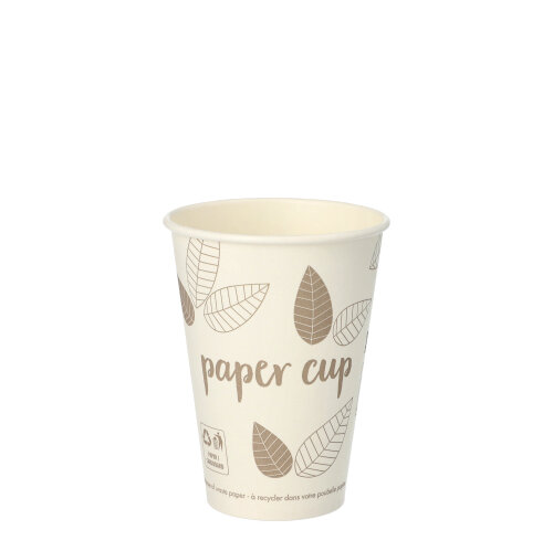 25 x 80 Trinkbecher, Pappe "pure" 0,18 l Ø 7 cm · 9,2 cm "ZERO"