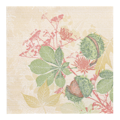 5 x 50 Servietten "ROYAL Collection" 1/4-Falz 40 cm x 40 cm "Autumn Leaves"