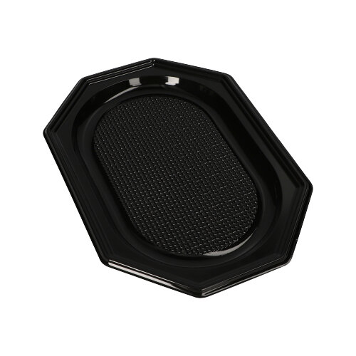 10 x 10 Servierplatten, PET 34 cm x 25 cm schwarz