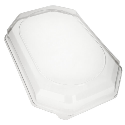 5 x 10 Deckel für Servierplatten, PET 54 cm x 35 cm x 6,3 cm transparent