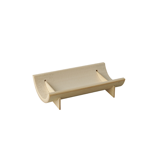 20 x 5 Fingerfood - Schalen, Bambus "pure" eckig 10 cm x 5,7 cm x 2,3 cm