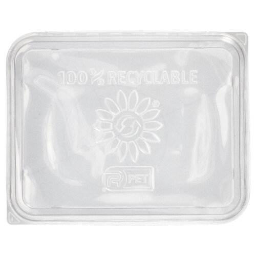 6 x 50 Deckel für Mikrowellenschalen 2 cm x 23,4 cm x 18,7 cm transparent