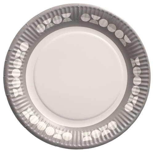 20 x 10 Teller, Pappe rund Ø 23 cm "Pastilles"