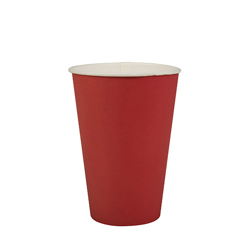 15 x 20 Trinkbecher, Pappe 0,2 l Ø 7 cm · 9,7 cm rot