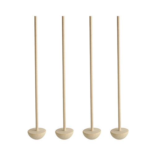 10 x 50 Cocktail-Stampfer, Holz "pure" 17 cm natur "Moon"