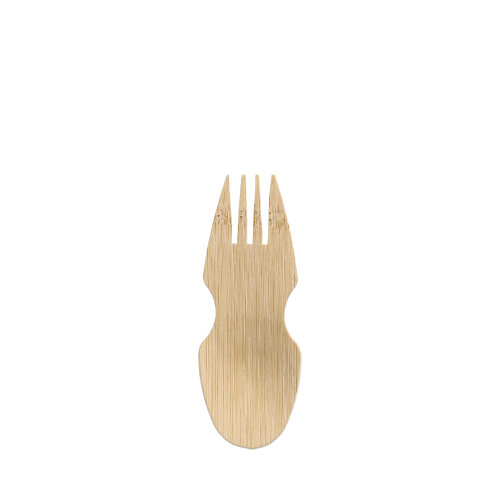 20 x 50 Fingerfood - Göffel, Bambus "pure" 8,5 cm