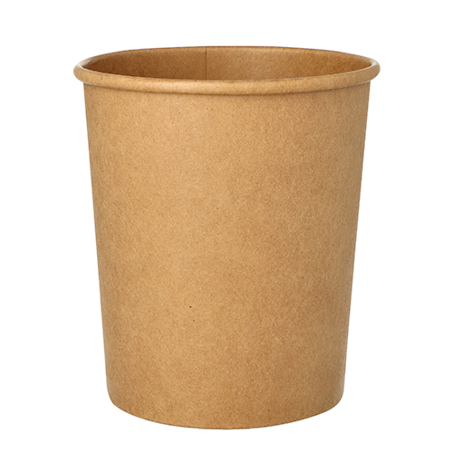20 x 25 Suppenbecher, Pappe rund 940 ml Ø 11,5 cm · 13 cm braun