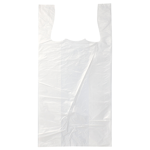 5 x 200 Hemdchen-Tragetaschen, HDPE 60 cm x 30 cm x 18 cm weiss