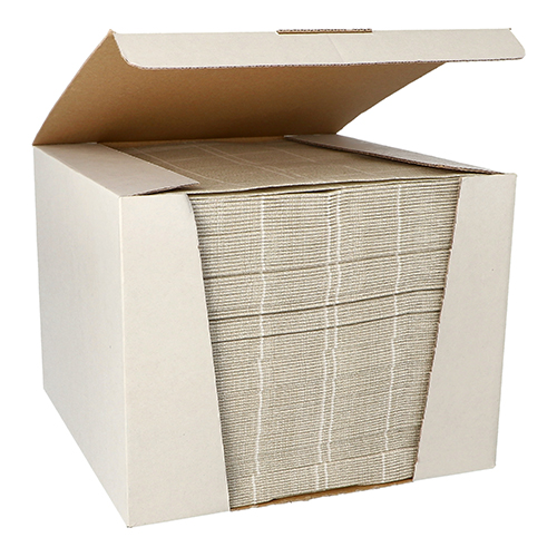 100 Servietten "ROYAL Collection" 1/4-Falz 40 cm x 40 cm sand "Kitchen Craft"