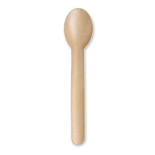 20 x 6 Löffel, Papier "pure" 15,5 cm natur
