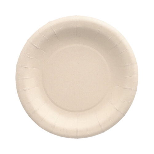 10 x 50 Teller, Agrarreste "pure" rund Ø 18 cm weiss