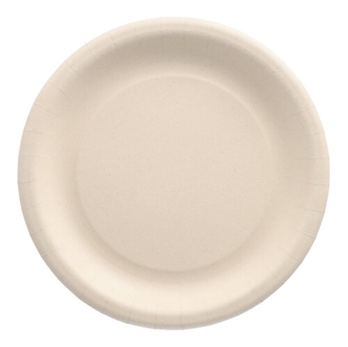 10 x 50 Teller, Agrarreste "pure" rund Ø 23 cm weiss