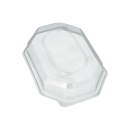 10 x 10 Deckel für Servierplatten, PET 6 cm x 22 cm x 31 cm transparent