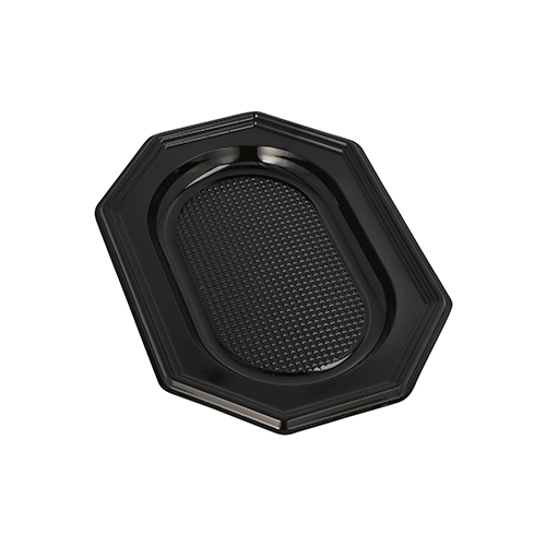20 x 10 Servierplatten, PET 21 cm x 29 cm schwarz