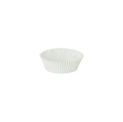 10 x 1000 Backförmchen rund Ø 5,5 cm · 2,5 cm weiss