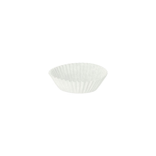 12 x 1000 Backförmchen rund Ø 3,5 cm · 1,9 cm weiss