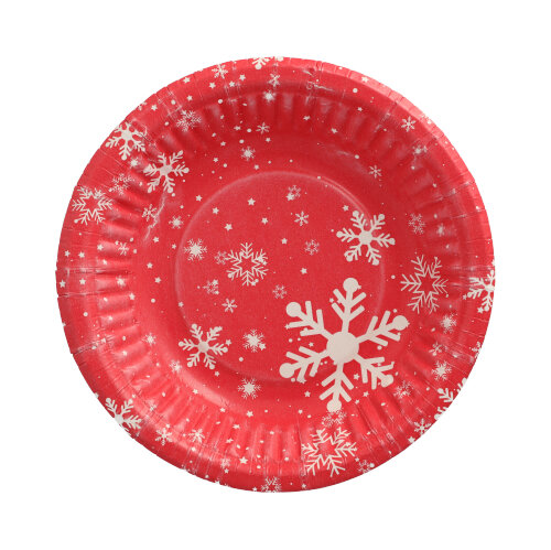 15 x 50 Schalen, Pappe rund Ø 19 cm · 3 cm "Winter Time"