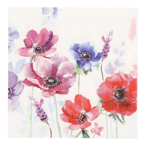 10 x 20 Servietten, 3-lagig 1/4-Falz 33 cm x 33 cm "Melody"