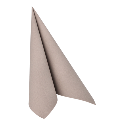 5 x 50 Servietten "ROYAL Collection" 1/4-Falz 40 cm x 40 cm grau in Papierverpackung