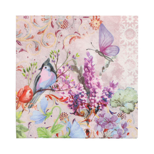 10 x 20 Servietten, 3-lagig 1/4-Falz 33 cm x 33 cm "Lisette"
