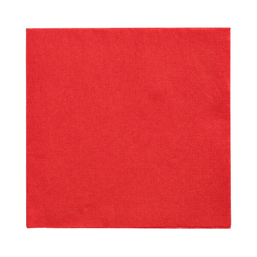 6 x 150 Servietten "DAILY Collection" 1/4-Falz 32 cm x 32 cm rot