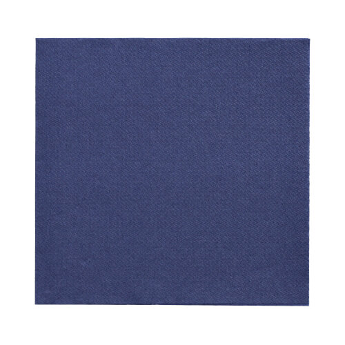 6 x 150 Servietten "DAILY Collection" 1/4-Falz 32 cm x 32 cm dunkelblau