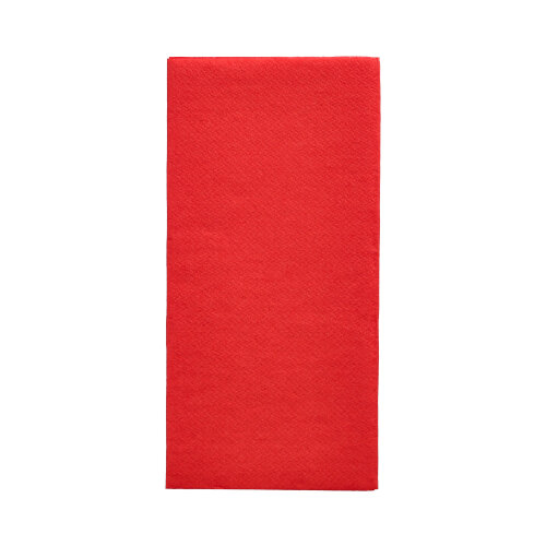 6 x 150 Servietten "DAILY Collection" 1/8-Falz 32 cm x 32 cm rot