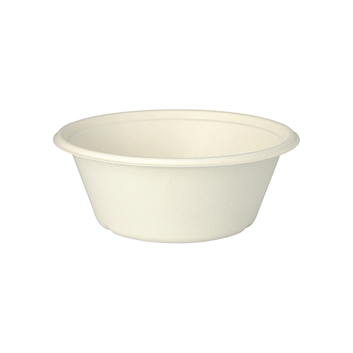 4 x 25 Schalen, Zuckerrohr "pure" 750 ml Ø 17 cm · 6,5 cm weiss