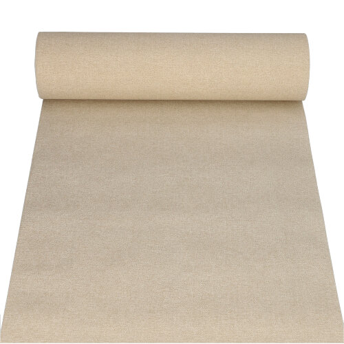 4 x Tischläufer, stoffähnlich, PV-Tissue Mix "ROYAL Collection" 24 m x 40 cm sand "Textile "