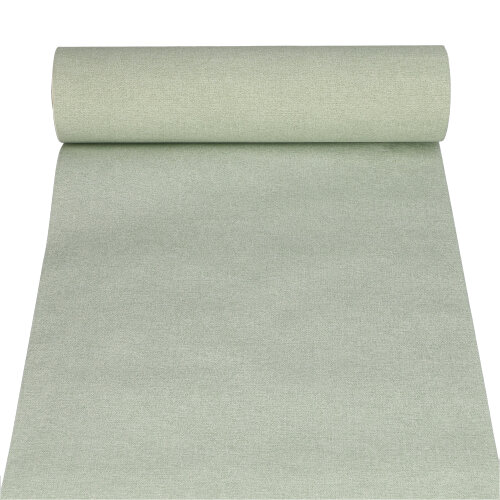 4 x Tischläufer, stoffähnlich, PV-Tissue Mix "ROYAL Collection" 24 m x 40 cm jadegrün "Textile"
