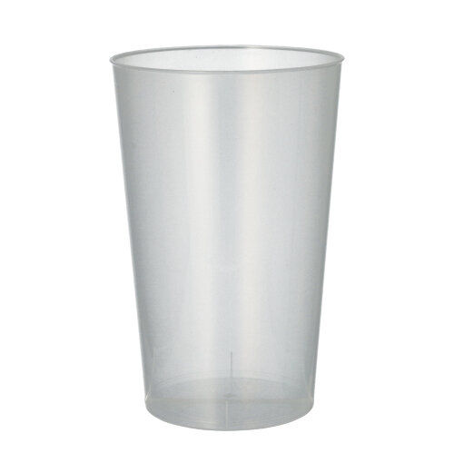 12 x 30 Mehrweg-Trinkbecher PP 0,5 l Ø 9,1 cm · 14 cm transluzent unzerbrechlich