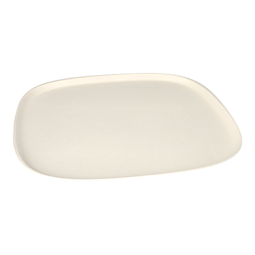 8 x 12 Teller groß, Zuckerrohr "pure" 1,3 cm x 30 cm x 30 cm weiss "Belle Vie, Ligne Carrée"