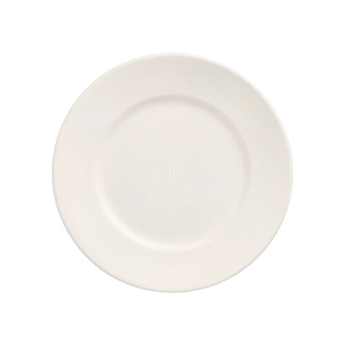 12 x 50 Teller Zuckerrohr "pure" rund Ø 14,5 cm · 1,2 cm weiss "Cella"
