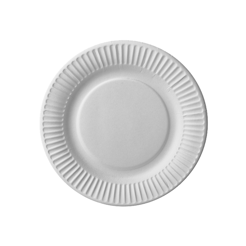 8 x 100 Teller, Pappe rund Ø 18 cm weiss