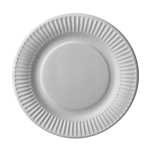 14 x 50 Teller, Pappe rund Ø 18 cm weiss
