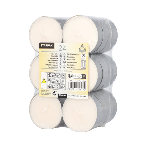 10 x 24 Maxi Lichte Ø 57 mm · 22 mm weiss