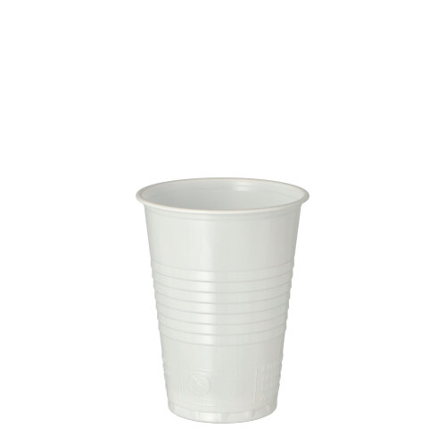 30 x 100 Trinkbecher, PS automatengängig 0,18 l Ø 7,03 cm · 9,1 cm weiss
