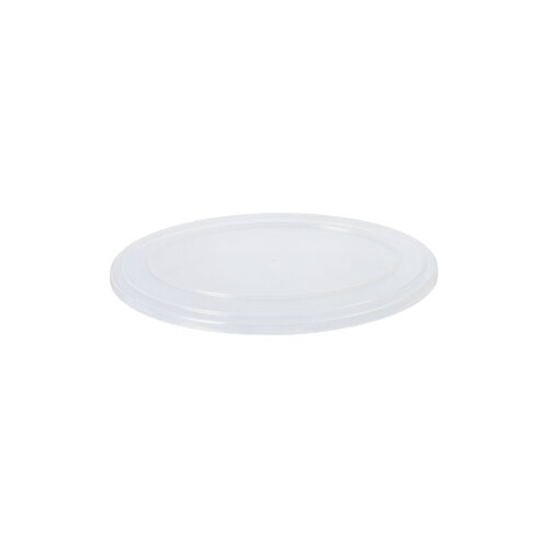4 x 15 Mehrweg-Deckel PP für Schalen oval 1 cm x 10,5 cm x 15,5 cm transparent "Cella"