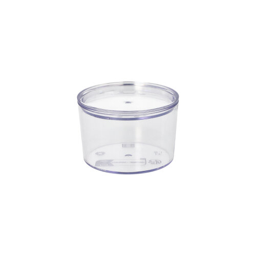 20 x 10 Mehrweg-Becher + Deckel rund 190 ml Ø 8 cm · 5,4 cm transparent "Cella"