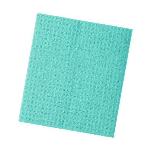 10 x 10 Schwammtücher 20 cm x 18 cm grün