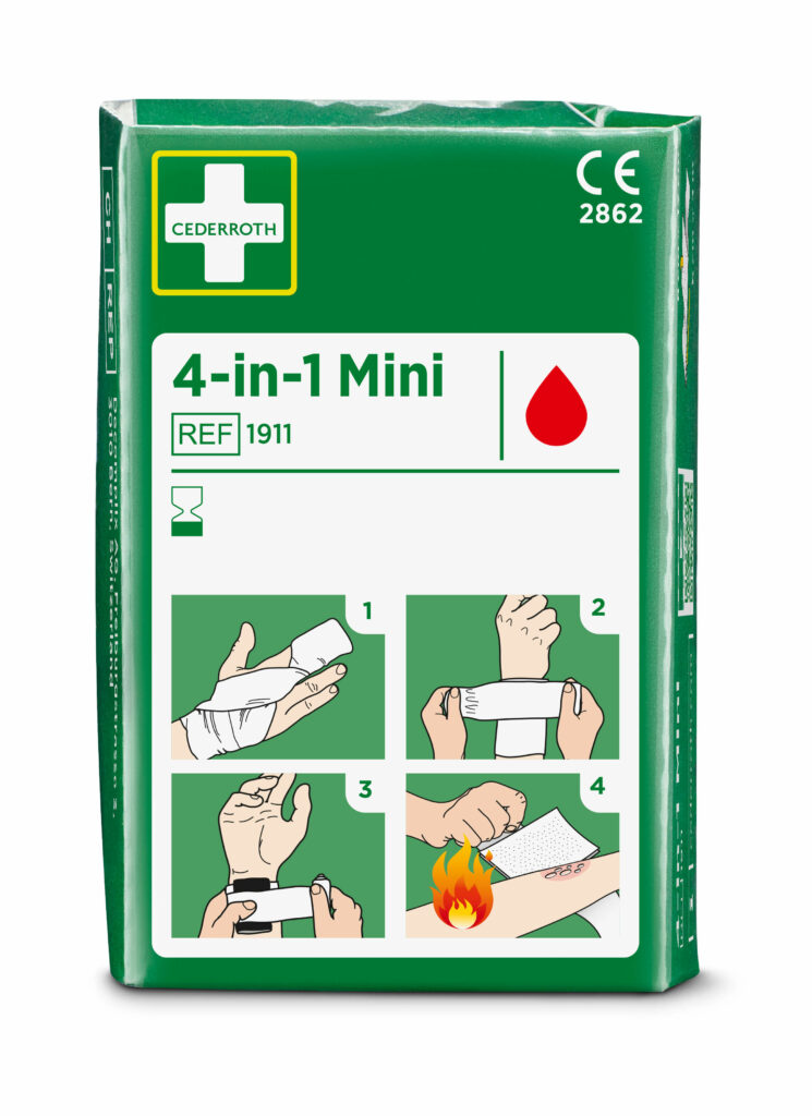 30 x "Cederroth" 4 in 1 Blutstiller "mini" Wundverband Set