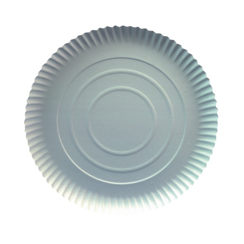 2 x 100 Teller, Pappe [ff] rund Ø 26 cm · 2 cm weiss