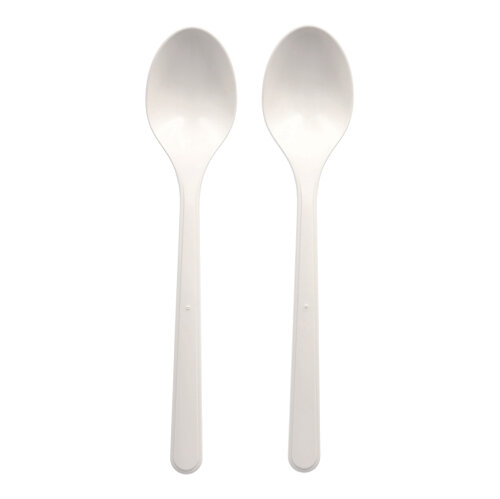 20 x 50 "Circulware" Mehrweg-Löffel PP-MF 18,5 cm weiss extra stabil