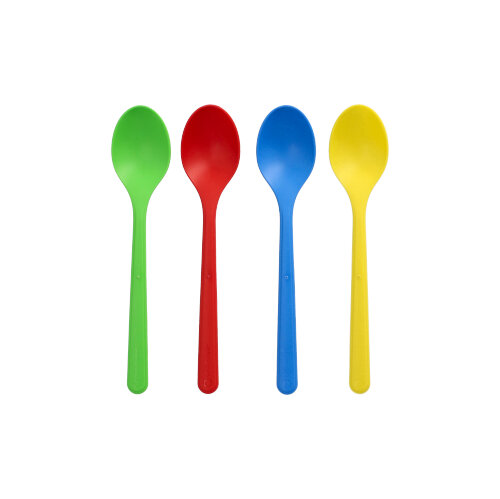 20 x 50 "Circulware" Mehrweg-Eislöffel PP-MF 13 cm farbig sortiert extra stabil