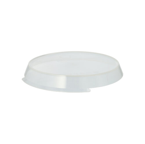 4 x 16 "Circulware" Deckel für Mehrweg-Schalen Mix & Match rund Ø 18,3 cm · 2,5 cm transparent
